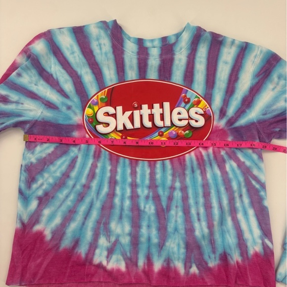 MAD Engine Skittles Tie-Dye Long Sleeve Shirt - Blue and Pink - Picture 5 of 8